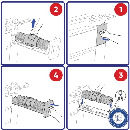 راهنمای نصب کارتریج توشیبا T5018